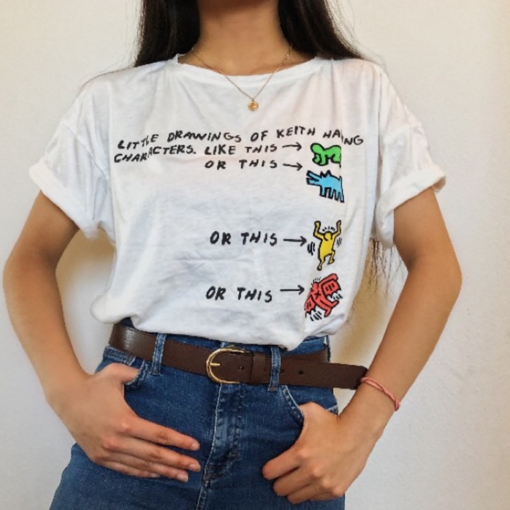 UNIQLO Keith Haring Graphic Boxy Tee